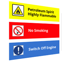 Fuel Management Warning Sign 1